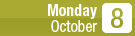 Monday, October 8